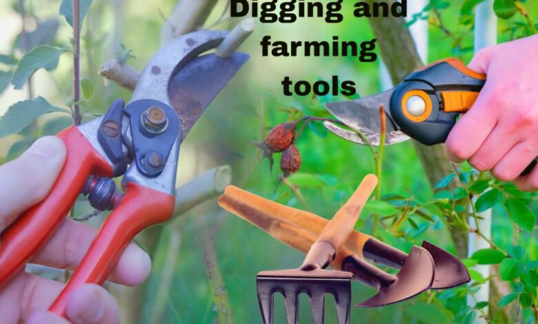 Digging and farming tools : Pruning and cutting tools